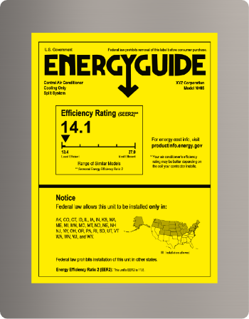 Split System Air Conditioner, Cooling Only, Northern States